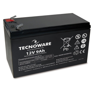 TECNOWARE BATTERIA TECNOWARE 12V 9AH FASTON 63MM LONG LIFE